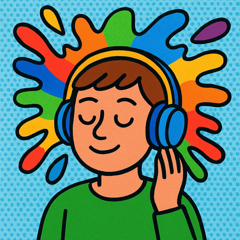 Some people see colors when they hear music.