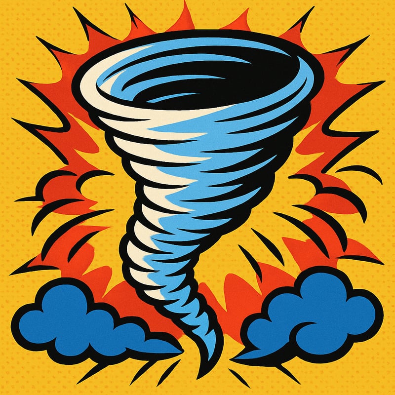 Tornadoes can have winds over 300 miles per hour.