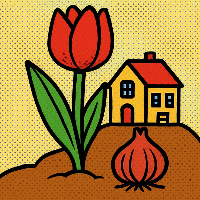 In 1637, a single tulip bulb cost more than a house in Holland.
