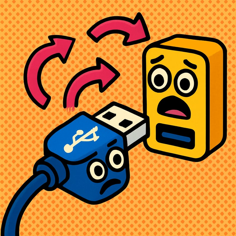 USB plugs feel like they have to be flipped three times to fit.