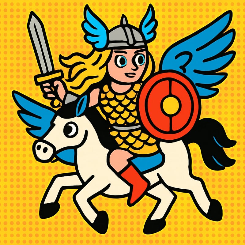 The Valkyries were flying warrior women who chose who lived and died in battle.