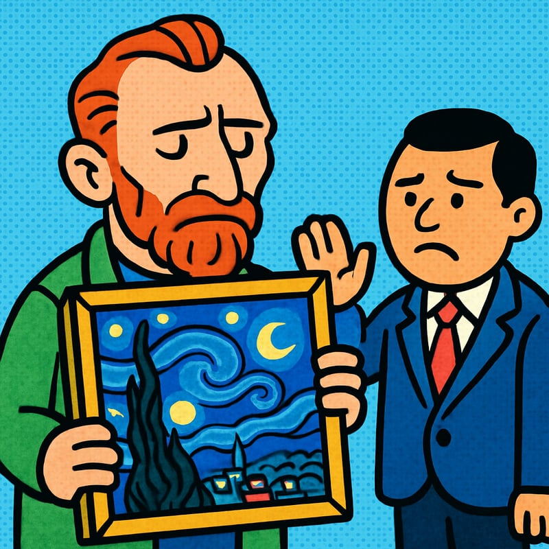 Vincent van Gogh sold only one painting while he was alive.