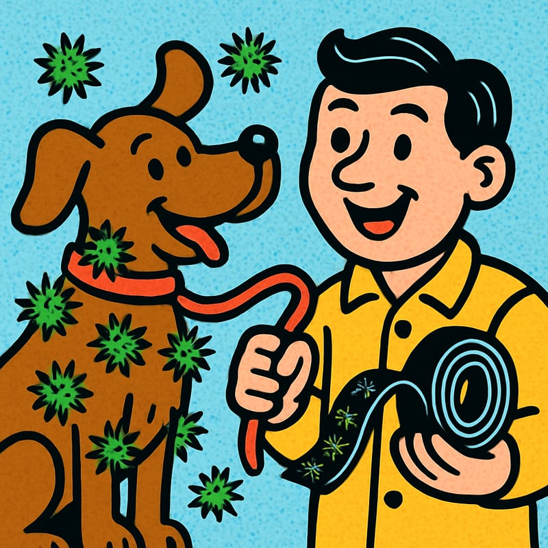 Velcro was invented after a dog walk.