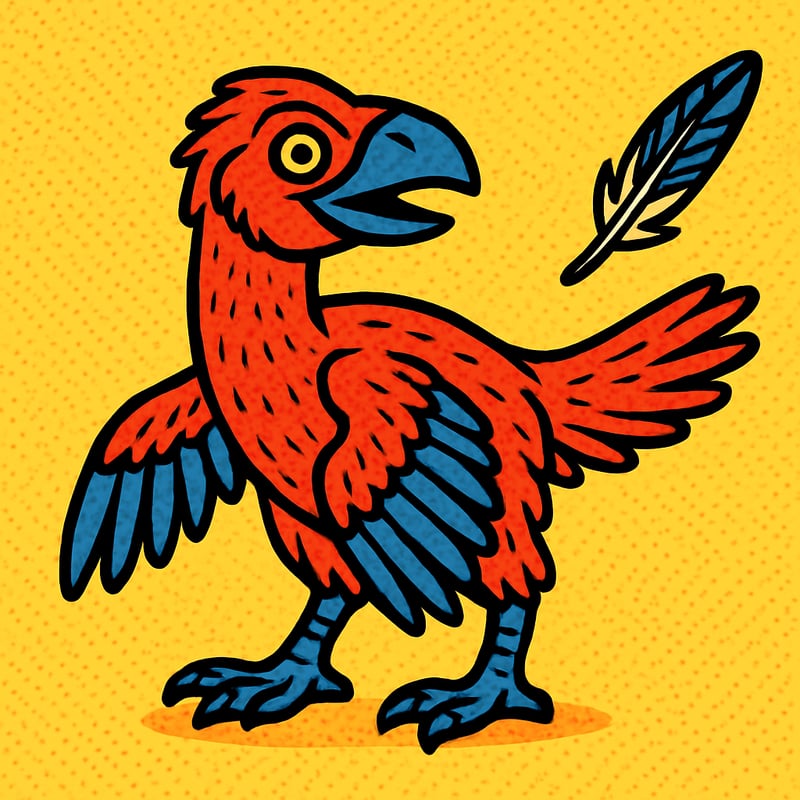 The real Velociraptor was covered in feathers.