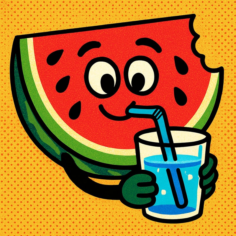 Watermelon is 92% water.