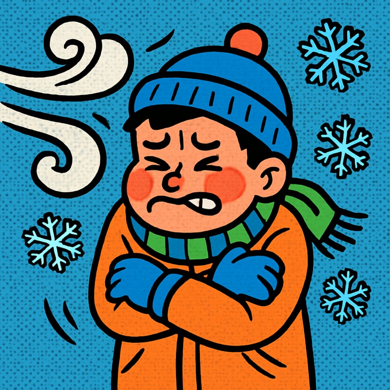 Wind makes cold air feel much colder than it actually is.