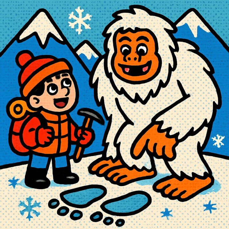 Mountain climbers have reported seeing huge footprints high in the Himalayas.