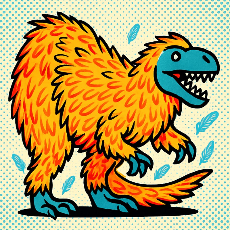 Yutyrannus was a 30-foot tyrannosaur covered in feathers.