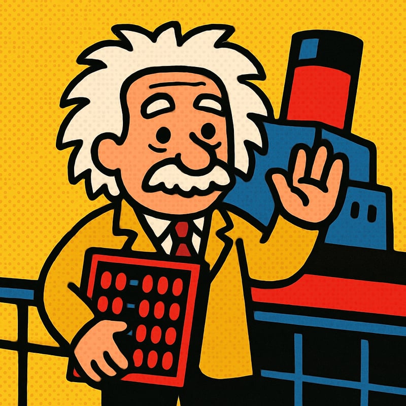 Albert Einstein (arrival)