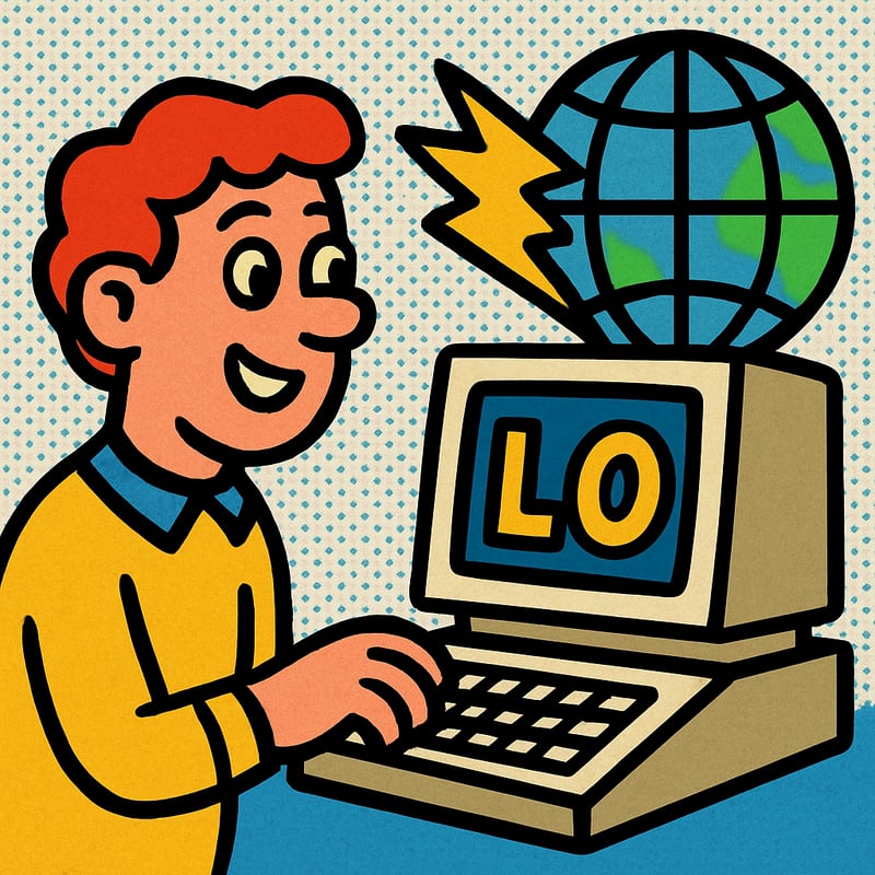The First Internet Message
